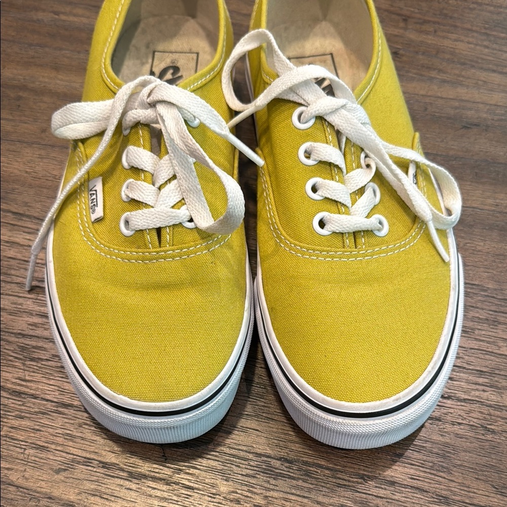 Vans Yellow Canvas Sneakers
